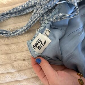 Princess Polly Light Blue Floral Dress